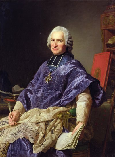 Joseph-Marie Terray, Abt von Molesmes, 1774 von Alexander Roslin